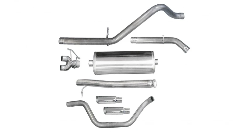 Corsa 2009-2013 Chevrolet Silverado Reg. Cab/Langer Radstand 1500 4,8L V8 Polierter Sport Kat-Back Auspuff