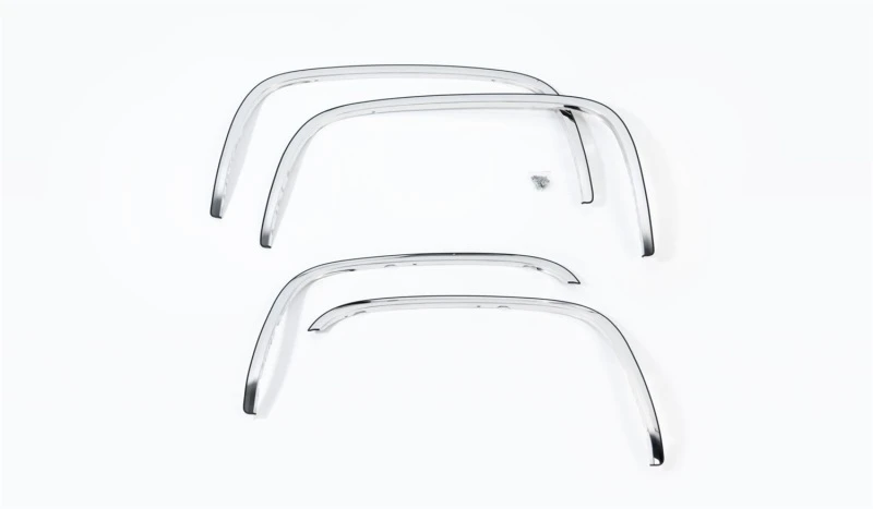 Putco 17-20 Ford SuperDuty w/o Factory Flares - 2in Wide Stainless Steel Fender Trim