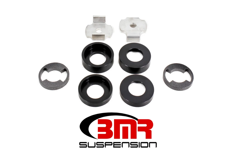 BMR 15-17 S550 Mustang Cradle Bushing Lockout Kit Level 1 - Schwarz