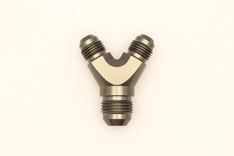 DeatschWerks 6AN-Männliches Flare + 6AN-Männliches Flare auf 8AN-Männliches Flare Y-Block-Fitting