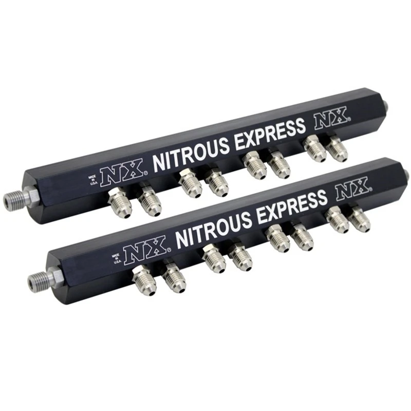 Nitrous Express Verteilungsschienen-Kit (Einzel-Loch-Schienen)