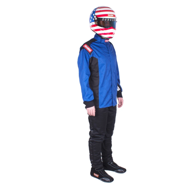 RaceQuip Blaue Chevron-1 Jacke - Klein