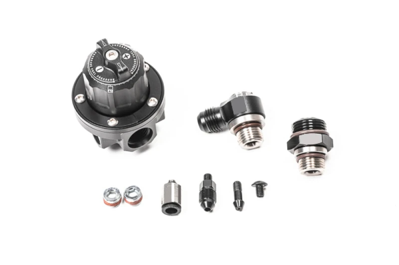 Radium Engineering 8AN ORB Direktmontage-Regler-Drehversammlung (DMR-RA) - Schwarz