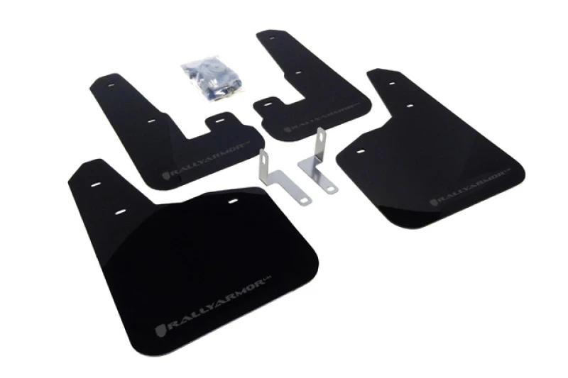 Rally Armor Black UR Mud Flap w/ Grey Logo for 10-14 Subaru Legacy