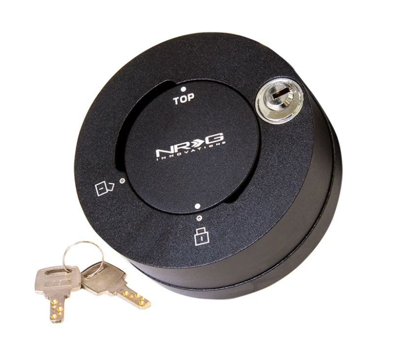 NRG Quick Lock Matte Black Schnellspanner-Adapter