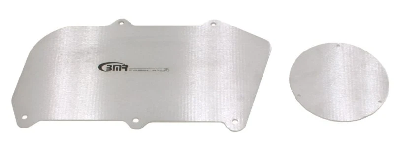 BMR 64-72 A-Body Heizung Entfernen Panel Aluminium (Nur für Fahrzeuge ohne Klimaanlage) - Blank mit BMR-Logo