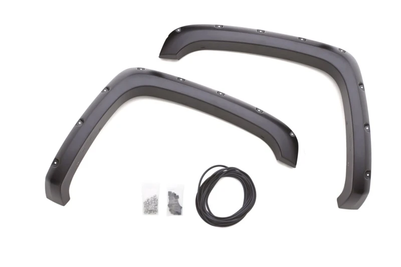 Lund 07-13 Chevy Silverado 1500 RX-Rivet Style Smooth Elite Series Fender Flares - Schwarz (2 Stück)