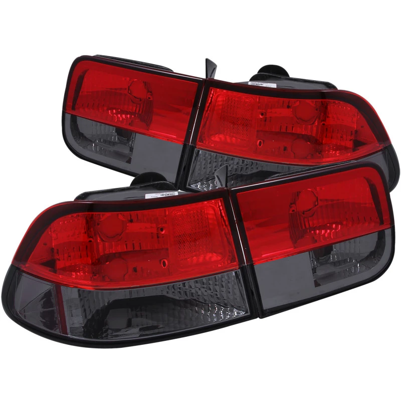 ANZO 1996-2000 Honda Civic Heckleuchten Rot/Rauch