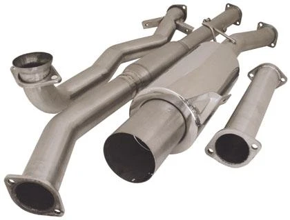 Turbo XS 08-10 WRX 5-Türer Catted Turboback Abgasanlage Polierte Endrohre