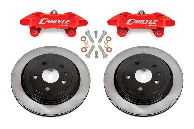 BMR Bremse-Kit für 97-04 Chevrolet Corvette C5 / 05-13 C6 mit 15-Zoll-Umbau Festrotoren Roten Bremse