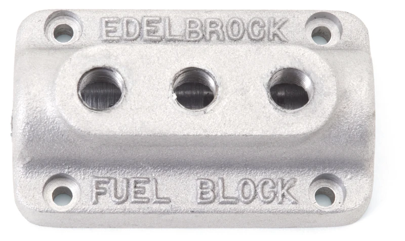 Edelbrock Kraftstoffblock Triple As Cast