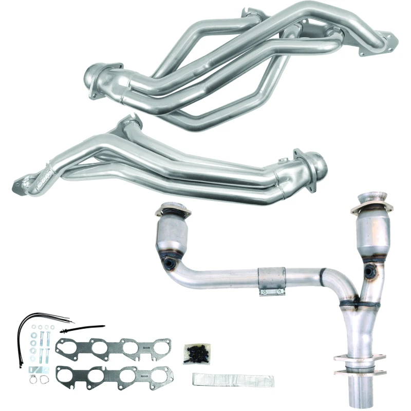 BBK 09-24 Ram 1500 Hemi 5.7L 1-3/4 Lange Rohre mit Hochleistungs-Kat- Y-Rohr (Silber-Keramik)
