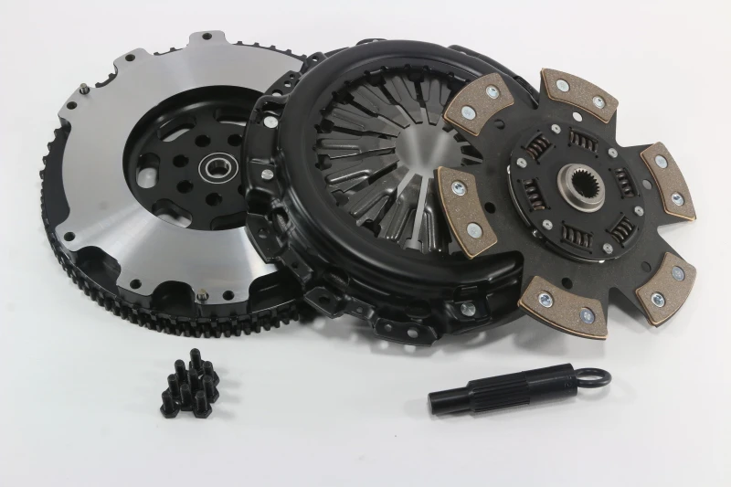 Competition Clutch 10-14 Genesis Turbo Stage 4 - 6-Pad-Keramik-Kupplungskit mit Stahl-FW