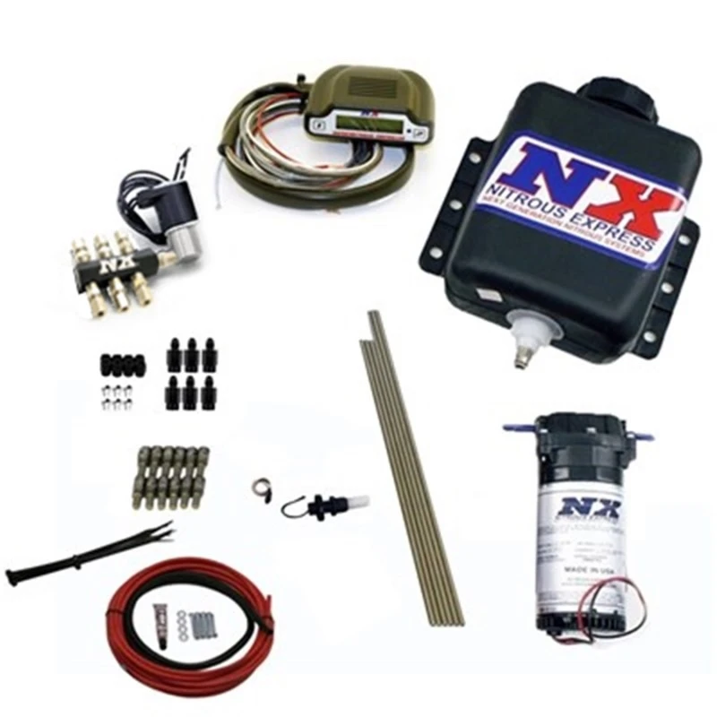 Nitrous Express Direct Port Wasserinjektion 6 Zyl. Stage 3 mit Hartleitungen