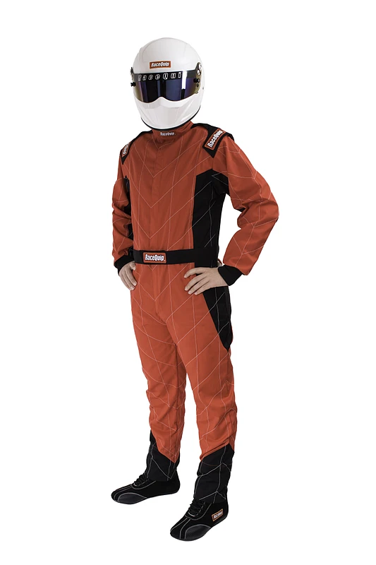 RaceQuip Roter Chevron-1 Anzug - SFI-1 3XL
