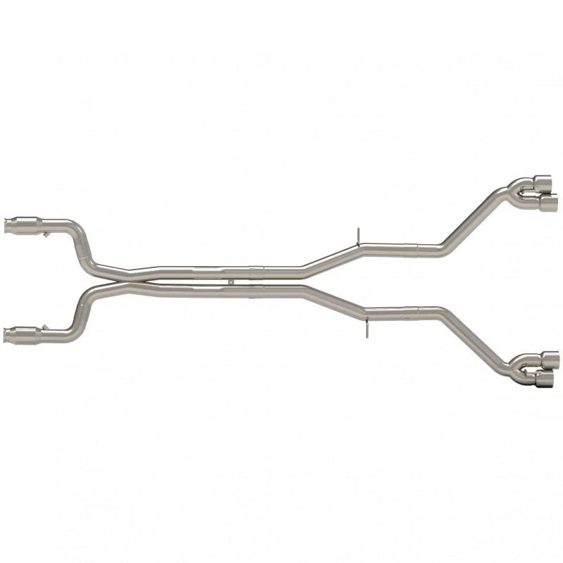 Kooks 16+ Chevy Camaro SS 6.2L 3-Zoll-Kat-Muffler-Delete-Voll-Abgas-System mit Quad-Tipps (zum Einsatz mit Kooks-Headers)