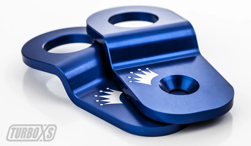 Turbo XS Billet-Aluminium-Radiatorhalter - Blau für 15-16 Subaru WRX/STI