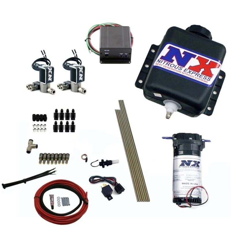 Nitrous Express Direct Port Wasserinjektion 8 Zylinder Stage 2 mit Hartleitungen
