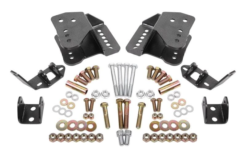 BMR 78-87 G-Body Hintere Coilover-Umbausatz - Schwarz Hammertone