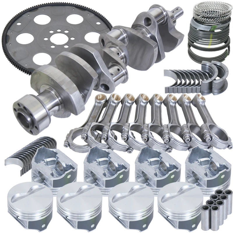 Eagle Chevrolet SBC 1pc Seal 383ci Balanced Rotating Assembly Kit w/168 Tooth Flexplate