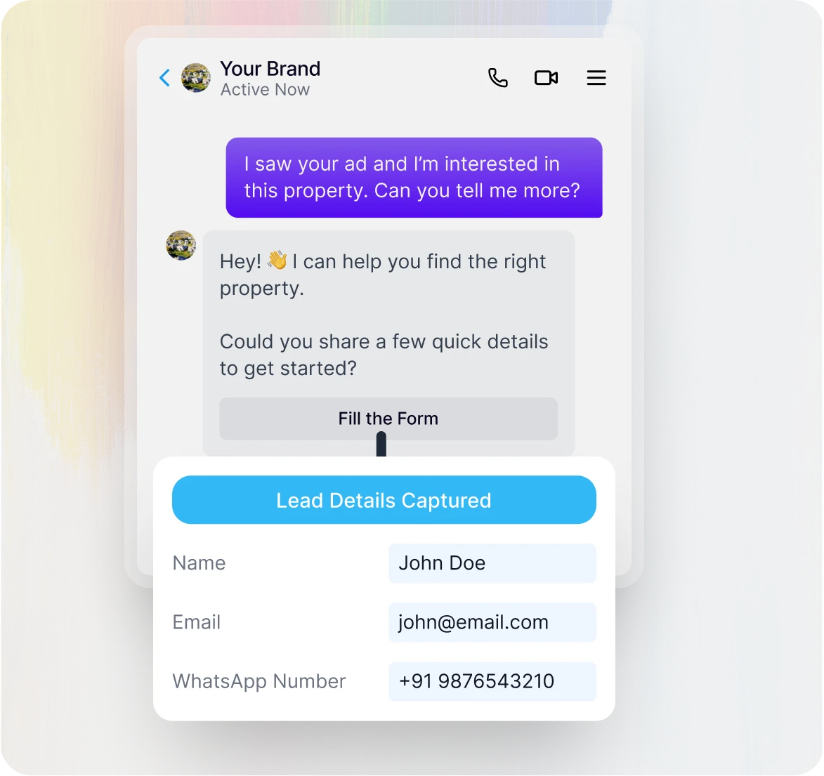 Lead qualification in Instagram DMs