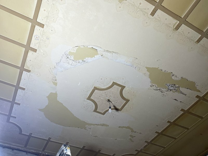 Restauratie plafond Villa Barmerhoek in opdracht van Brands Bouw