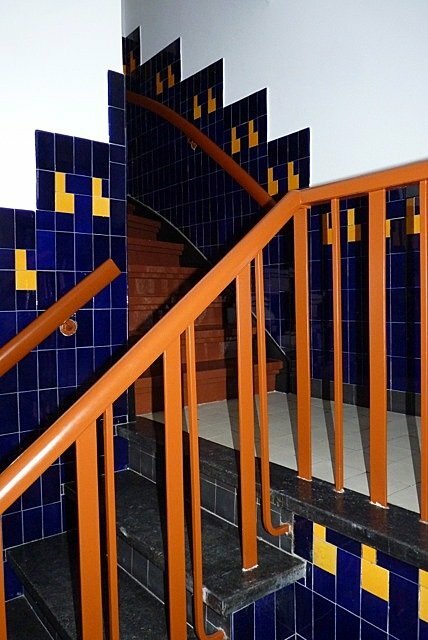 Interieur woning Amsterdamse school in opdracht van eigenaar