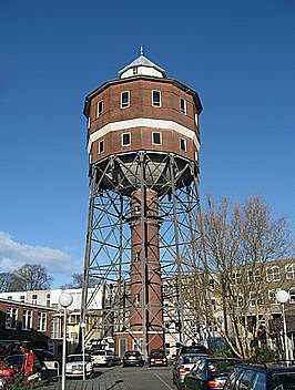 Watertoren Noorderbinnensingel Groningen in opdracht van het Groninger Monumentenfonds