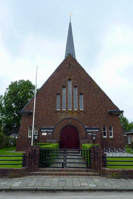 Boaz kerk exterieur Westeremden in opdracht van de Stichting Oude Groninger Kerken