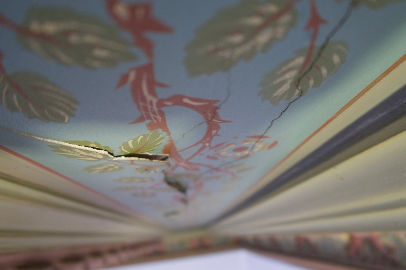 Restauratie polychromie plafond rentenierswoning