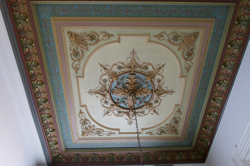 Restauratie polychromie plafond rentenierswoning