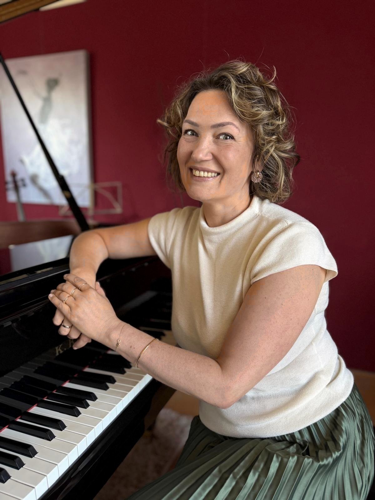 Julia Zubar, pianiste en pianodocent in Groningen