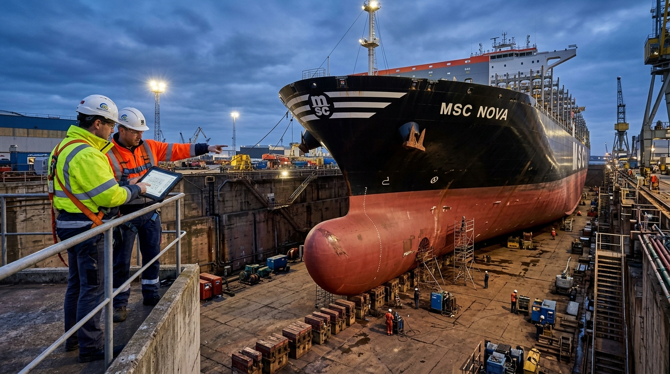 Drydocking Forecast Q4 2026: 4,861 Vessels Due Between October and December