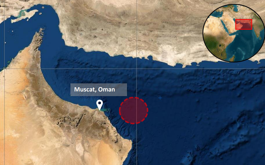 External Explosion Reported Near Tanker Off Oman, Fuel Spill Under Investigation