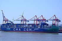 CMA CGM NOTRE DAME — Container Ship, CHINA flag