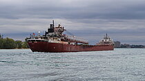 PHILIP R.CLARKE — Great Lakes Bulk Carrier, United States of America flag, built 1952
