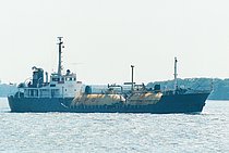 NUANJAN — Gas Tanker, Thailand flag, built 1968
