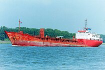ANDRA — Oil And Chemical Tanker, CAMBODIA flag, built 1974
