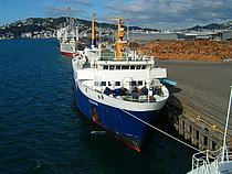 SUILVEN — Ro Ro Cargo Ship, NEW ZEALAND flag, built 1974