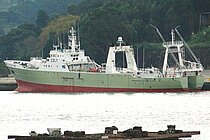 CAPE BLUE — Fishing Vessel, Tanzania flag, built 1977