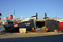 TRADER I — Ro Ro Cargo Ship, SAINT KITTS AND NEVIS flag, built 1975