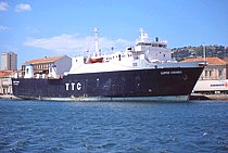 MEYRA — Ro Ro Cargo Ship, Cameroon flag, built 1978