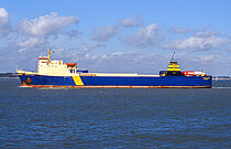 BARBAT — Ro Ro Cargo Ship, Cameroon flag, built 1977