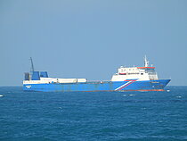 NADEZHDA — Ro Ro Cargo Ship, CAMEROON flag, built 1978