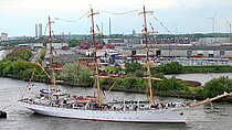 DAR MLODZIEZY — Service Ship, The Republic of Poland flag, built 1982