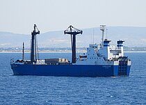 LIDER ILYAS — Ro Ro Cargo Ship, Panama flag, built 1980