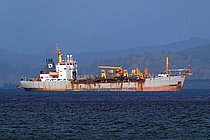 STUYVESANT — Dredger, United States of America flag, built 1982