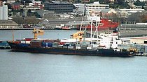 SIMA TOUBA — Container Ship, CYPRUS flag, built 1982