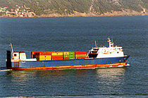 NOORA MOON 1 — Ro Ro Cargo Ship, PANAMA flag, built 1983