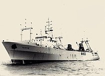 GAZGAN — Fishing Vessel, RUSSIAN FEDERATION flag, built 1981